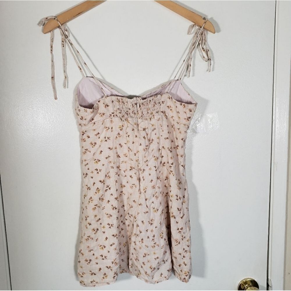 Princess Polly Floral Lined Mini Dress Size 4 - Picture 7 of 7